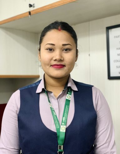 Sabina Shrestha(Marketing Represantative)